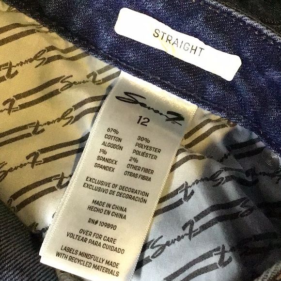 ✨Straight Leg Seven7 Woman's Size 12 Denim Jeans # 716 - Picture 5 of 8